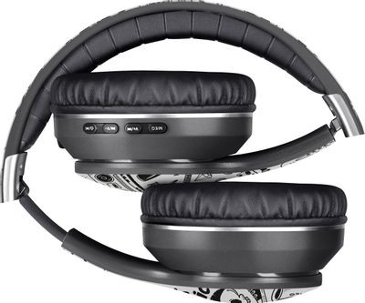 Гарнитура Defender FreeMotion B595,  для компьютера/мобильных устройств, накладные,  Bluetooth, черный  / рисунок [63596]