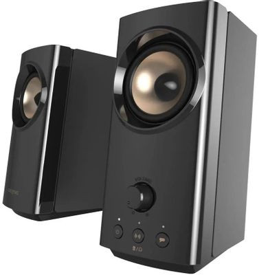 Колонки Bluetooth Creative GigaWorks T60,  2.0,  черный [51mf1705aa001]