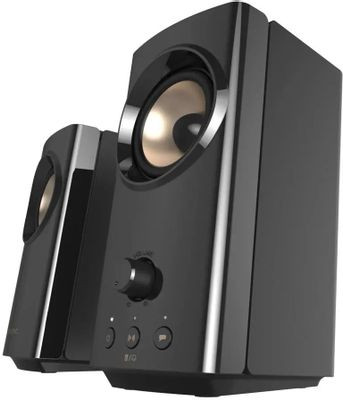 Колонки Bluetooth Creative GigaWorks T60,  2.0,  черный [51mf1705aa001]