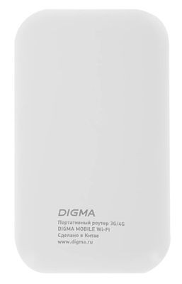 Модем Digma Mobile Wi-Fi DMW1880 3G/4G, внешний, белый [dmw1880wh]
