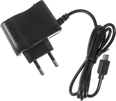 Сетевое зарядное устройство Buro XCJ-021-EM-1A,  microUSB,  5Вт,  1A,  черный