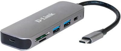 Хаб (разветвитель) D-Link DUB-2325, черный [dub-2325/a1a]