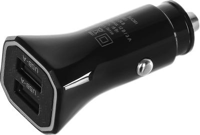 Автомобильное зарядное устройство Buro BUCM1,  2xUSB,  18Вт,  3A,  черный [bucm18p200bk]
