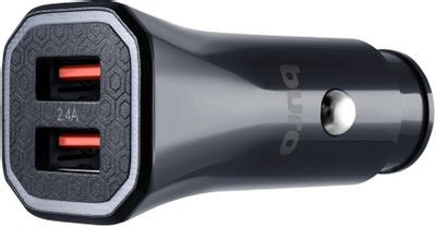 Автомобильное зарядное устройство Buro BUCM1,  2xUSB,  18Вт,  3A,  черный [bucm18p200bk]