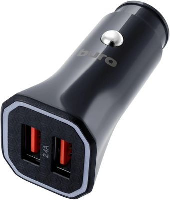 Автомобильное зарядное устройство Buro BUCM1,  2xUSB,  18Вт,  3A,  черный [bucm18p200bk]