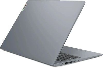 Ноутбук Lenovo IdeaPad Slim 3 16IAH8 16", 2023, IPS, Intel Core i5 12450H 2ГГц, 8-ядерный, 16ГБ LPDDR5, 512ГБ SSD,  Intel UHD Graphics, без операционной системы, серый [83es0011rk]