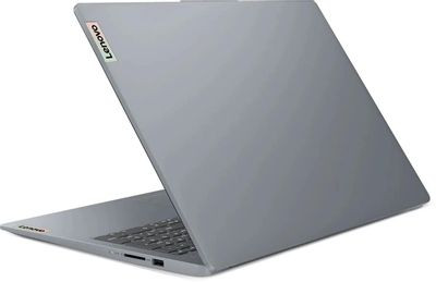 Ноутбук Lenovo IdeaPad Slim 3 16IAH8 16", 2023, IPS, Intel Core i5 12450H 2ГГц, 8-ядерный, 16ГБ LPDDR5, 512ГБ SSD,  Intel UHD Graphics, без операционной системы, серый [83es0011rk]