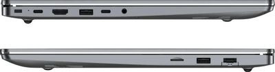 Ноутбук TECNO MegaBook K16 16", 2024, IPS, AMD Ryzen 5 5500U 2.1ГГц, 6-ядерный, 16ГБ DDR4, 512ГБ SSD,  AMD Radeon, Windows 11 Home, серый [tcn-k16r5.w16.gr]