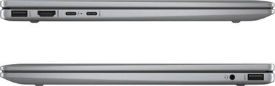 Ноутбук HP Envy x360 14-fc0016ci 14", трансформер,  IPS, Intel Core Ultra 5 125U 3.6ГГц, 12-ядерный, 16ГБ LPDDR5, 1ТБ SSD,  Intel Graphics, Windows 11 Home, серебристый [a16k6ea]