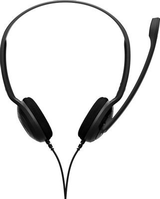 Гарнитура EPOS Sennheiser PC 3 Chat,  для контактных центров, накладные,  проводные, черный  [1000430]