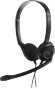 Гарнитура EPOS Sennheiser PC 3 Chat,  для контактных центров, накладные,  проводные, черный  [1000430]