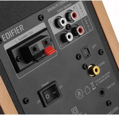 Колонки Bluetooth Edifier R1280DBs,  2.0,  коричневый [r1280dbs brown]