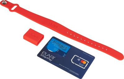 NFC браслет ELARI SmartPay,  красный