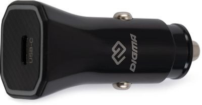 Автомобильное зарядное устройство Digma DGC2B,  USB-C,  20Вт,  3A,  черный [dgc2b0f010bk]