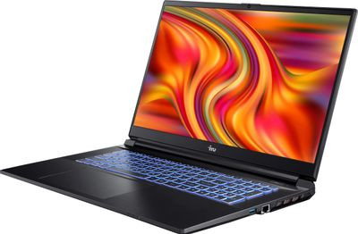Ноутбук игровой iRU Калибр 17ALC 17.3", IPS, Intel Core i5 12500H 2.5ГГц, 12-ядерный, 32ГБ DDR4, 512ГБ SSD,  NVIDIA GeForce  RTX 3060 для ноутбуков - 6 ГБ, без операционной системы, черный [1990888]