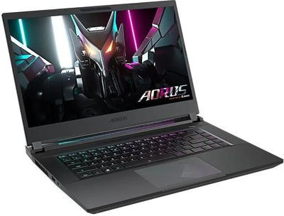 Ноутбук игровой Gigabyte Aorus 15 BKF 15.6", 2023, IPS, Intel Core i7 13620H 2.4ГГц, 10-ядерный, 16ГБ DDR5, 1ТБ SSD,  NVIDIA GeForce  RTX 4060 для ноутбуков - 8 ГБ, Free DOS, черный [bkf-h3kz754sd]