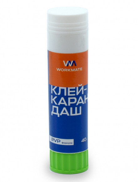 Клей-карандаш Workmate с улучшенной формулой PVP, 40 г