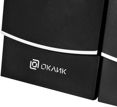 Колонки Oklick OK-118,  2.0,  черный [315690]