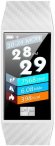 Смарт-браслет Smarterra Fitmaster Pulsar,  1.14",  белый / белый [fmpwt]