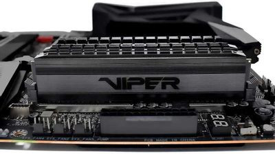 Оперативная память Patriot Viper 4 Blackout PVB432G320C6K DDR4 -  2x 16ГБ 3200МГц, DIMM,  Ret