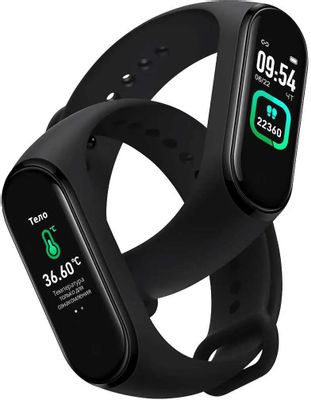 Смарт-браслет GEOZON Heart Rate,  0.96",  черный / черный [g-sm09blk](Б/У)