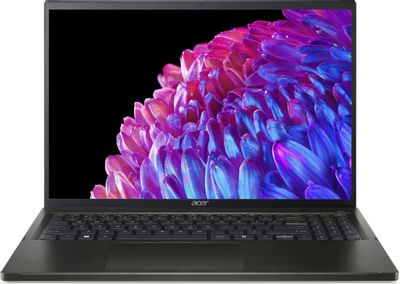 Ноутбук Acer Swift Edge 16 SFE16-44-R2RD 16", OLED, AMD Ryzen 7 8840U 3.3ГГц, 8-ядерный, 16ГБ LPDDR5, 1ТБ SSD,  AMD Radeon  780M, Windows 11 Home, черный [nx.ktdcd.002]