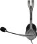 Гарнитура Logitech H110,  для контактных центров, накладные,  проводные, серый [981-000271]