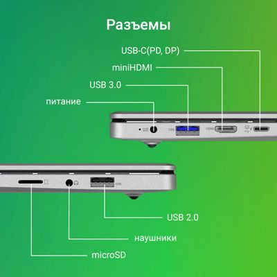 Ноутбук Digma EVE P4850 14", 2024, IPS, Intel Pentium N5030 1.1ГГц, 4-ядерный, 8ГБ DDR4, 256ГБ SSD,  Intel UHD Graphics  605, Windows 11 Professional, темно-серый [dn14n5-8cxw01]