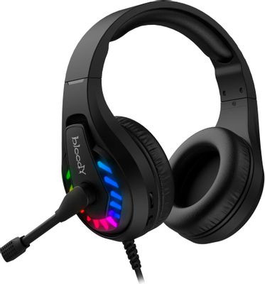 Гарнитура игровая A4TECH Bloody G230,  для компьютера, накладные,  проводные, черный