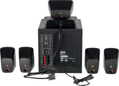Колонки Logitech Z906,  5.1,  черный [980-000468]