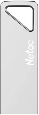 Флешка USB NETAC U326 16ГБ, USB2.0, серебристый [nt03u326n-016g-20pn]