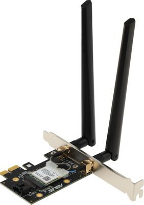 Wi-Fi + Bluetooth адаптер ASUS PCE-AXE5400 PCI Express x1 Wi-Fi + Bluetooth адаптер ASUS PCE-AXE5400 PCI Express x1