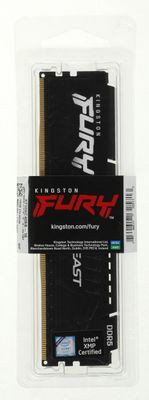 Оперативная память Kingston Fury Beast KF556C40BB-16 DDR5 -  1x 16ГБ 5600МГц, DIMM,  Ret
