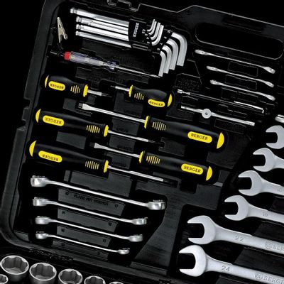 Набор инструментов BERGER BG141-1214,  141 предмет