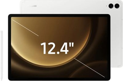 12.4" Планшет Samsung Galaxy Tab S9 FE+ BSM-X610 12/256 GB 1380 Wi-Fi, 2560 x 1600, 90Гц, Android 13, со стилусом, серебристый [sm-x610nzsecau]