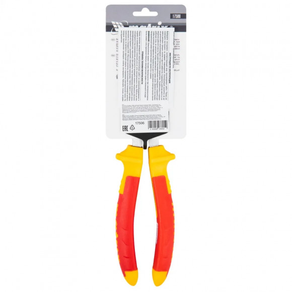 Бокорезы Insulated, 180 мм, двухкомпонентные рукоятки Matrix Professional Бокорезы Insulated, 180 мм, двухкомпонентные рукоятки Matrix Professional