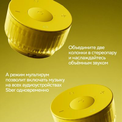 Умная колонка SBER Boom Mini 2 SBDV-00250A, 5Вт, с Салют, черный