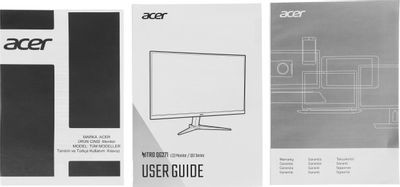 27" Монитор Acer Nitro QG271Ebii,  1920x1080,  IPS,  100Гц,  2хHDMI,  черный [um.hq1ee.e01]