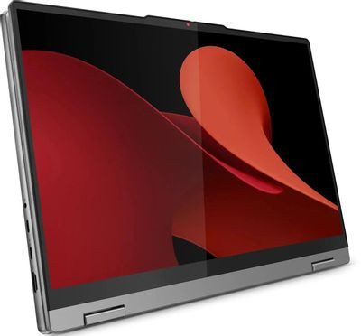 Ноутбук Lenovo IdeaPad 5 16AHP9 16", 2024, трансформер,  OLED, AMD Ryzen 7 8845HS 3.8ГГц, 8-ядерный, 16ГБ LPDDR5x, 512ГБ SSD,  AMD Radeon  780M, без операционной системы, серый [83ds003wrk]