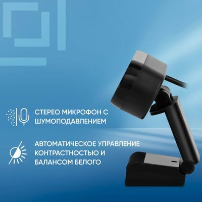 Web-камера Oklick OK-C008FH,  черный