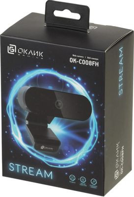 Web-камера Oklick OK-C008FH,  черный