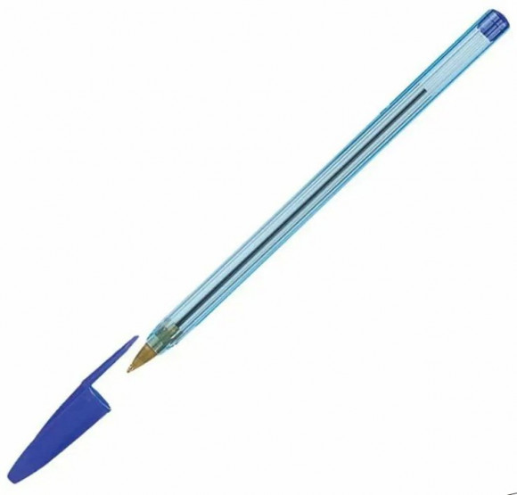 Ручка шариковая LC-Blue, 0,7 мм, синяя, 50 штук в упаковке
