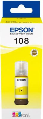 Чернила Epson 108 C13T09C44A, для Epson, 70мл, желтый Чернила Epson 108 C13T09C44A, для Epson, 70мл, желтый