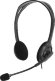 Гарнитура Logitech H111,  для контактных центров, накладные,  проводные, серый  [981-000594]