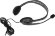 Гарнитура Logitech H111,  для контактных центров, накладные,  проводные, серый  [981-000594]