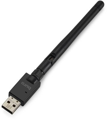 Bluetooth адаптер Buro BU-BT50C BT 5.0+EDR class 1, USB, 100м, черный