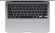 Ноутбук Apple MacBook Air A2337 13.3", IPS, Apple M1 8 core 3.2ГГц, 8-ядерный, 8ГБ 256ГБ SSD,  Mac OS, серый космос [mgn63zp/a]