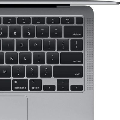 Ноутбук Apple MacBook Air A2337 13.3", IPS, Apple M1 8 core 3.2ГГц, 8-ядерный, 8ГБ 256ГБ SSD,  Mac OS, серый космос [mgn63zp/a]