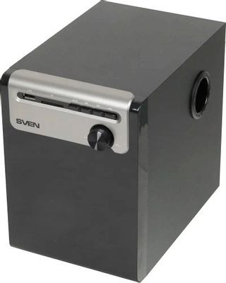 Колонки Sven MS-110,  2.1,  черный [sv-014056]