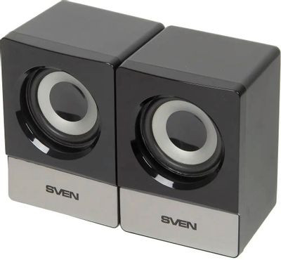 Колонки Sven MS-110,  2.1,  черный [sv-014056]